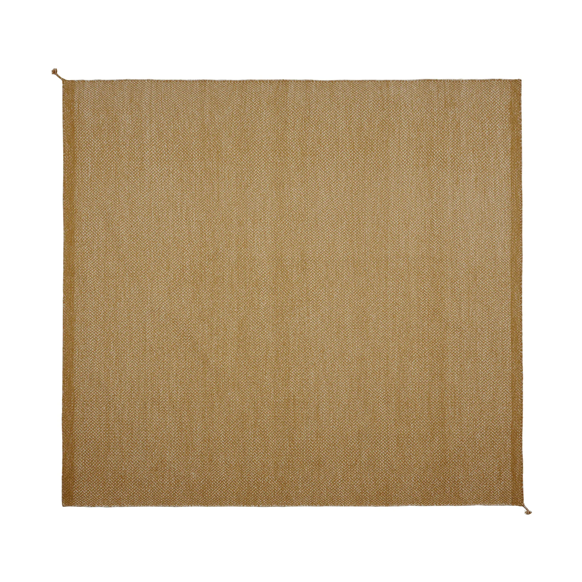 Tapis en laine Ply 280x280 cm, Burnt orange Muuto
