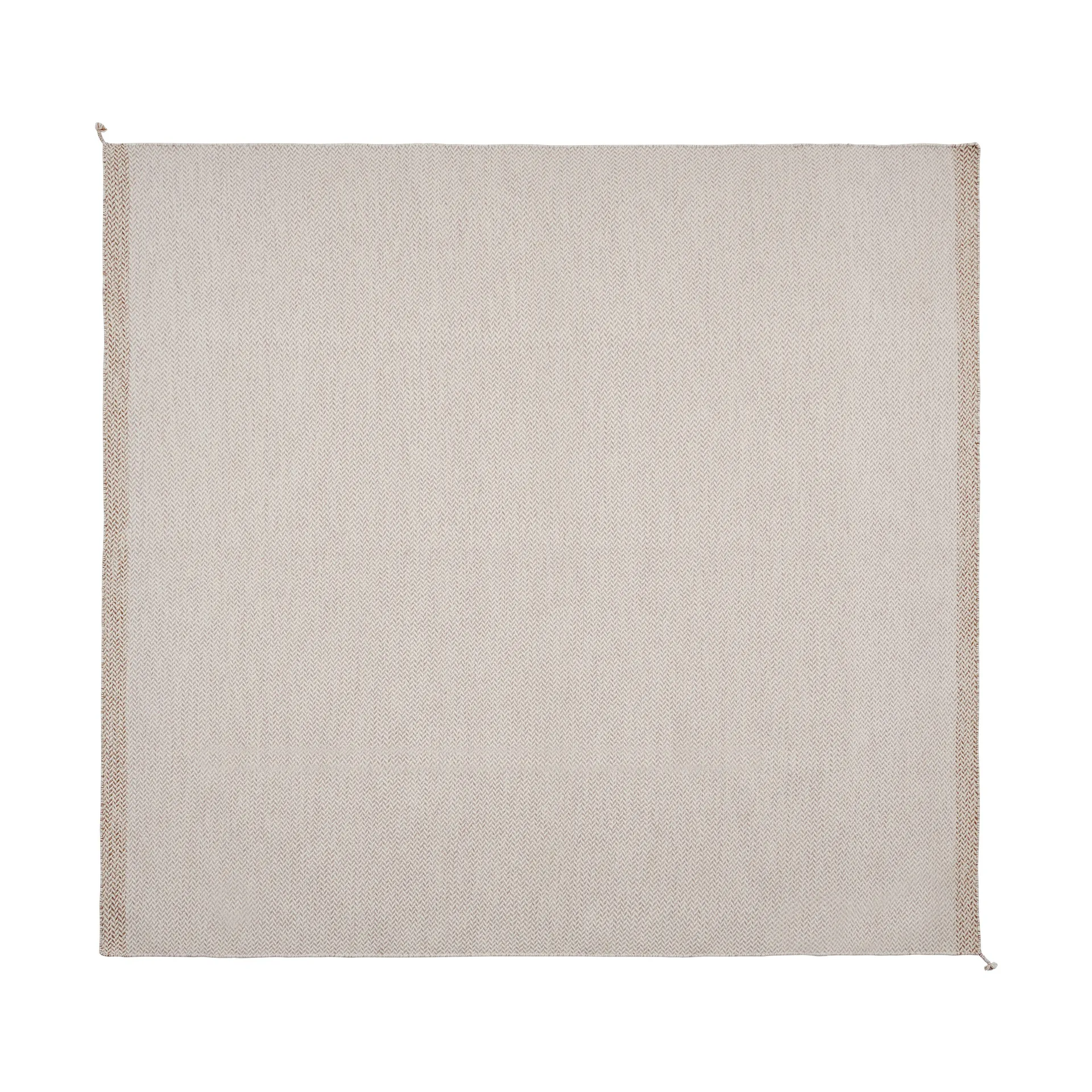 Tapis en laine Ply 280x280 cm, Light rose Muuto