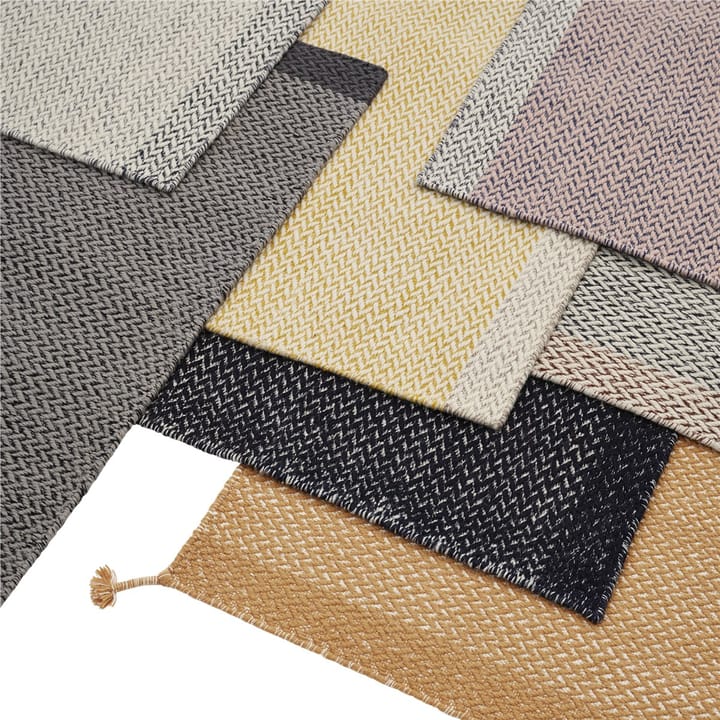 Tapis en laine Ply 80 x 200cm, Burnt orange Muuto