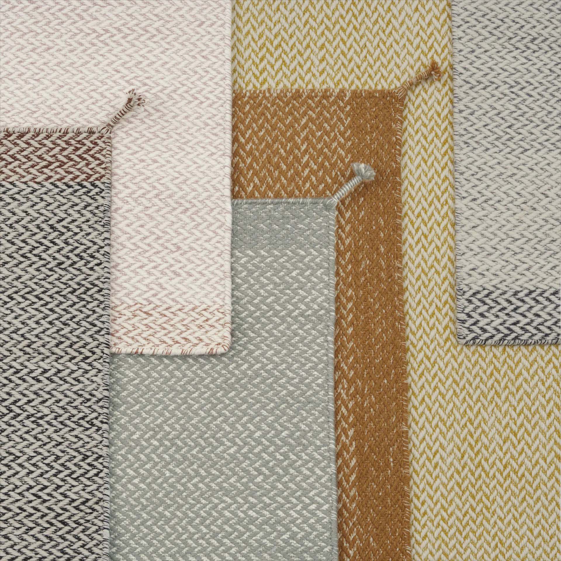 Tapis en laine Ply 80 x 200cm, Grey Muuto