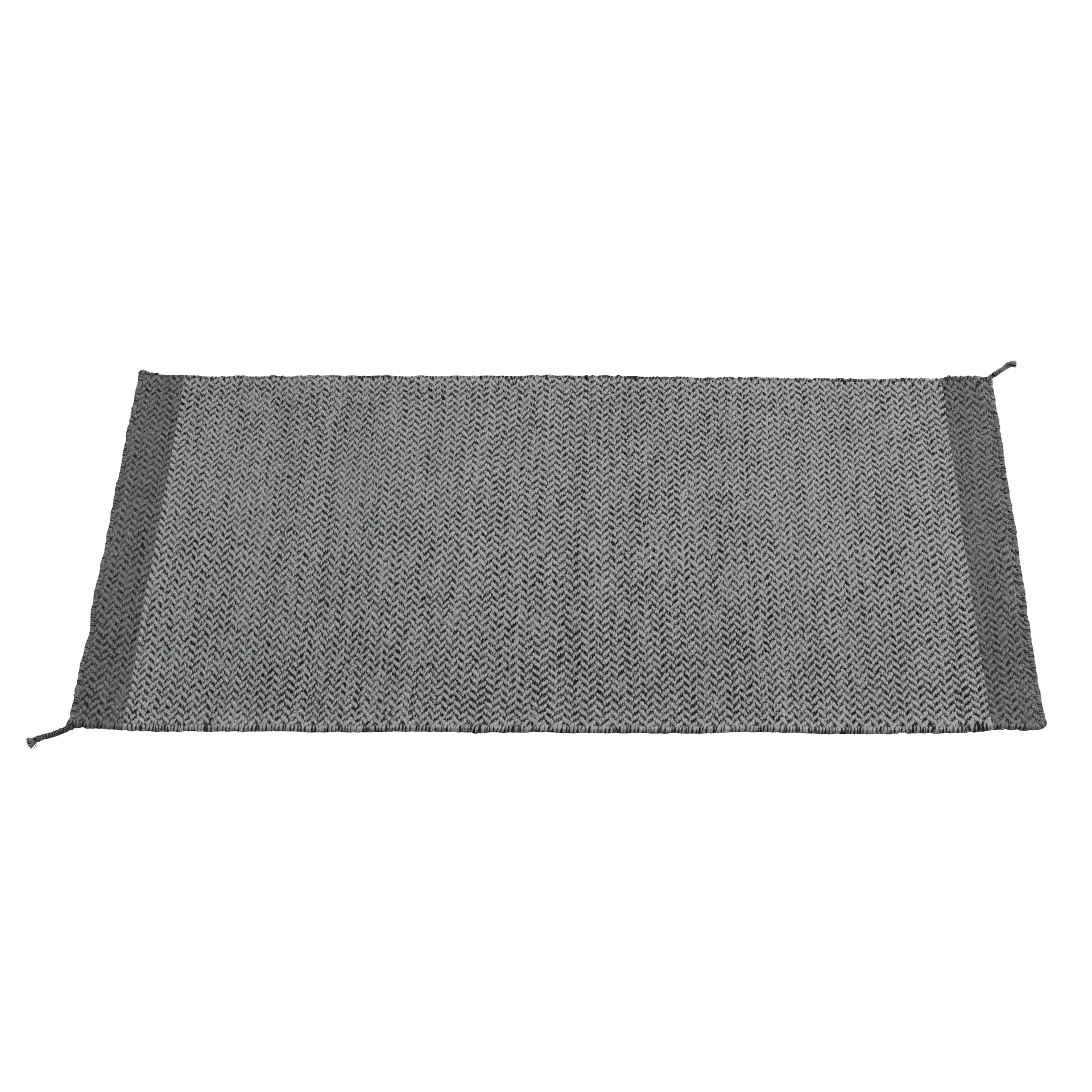 Tapis en laine Ply 85x140 cm, gris foncé Muuto