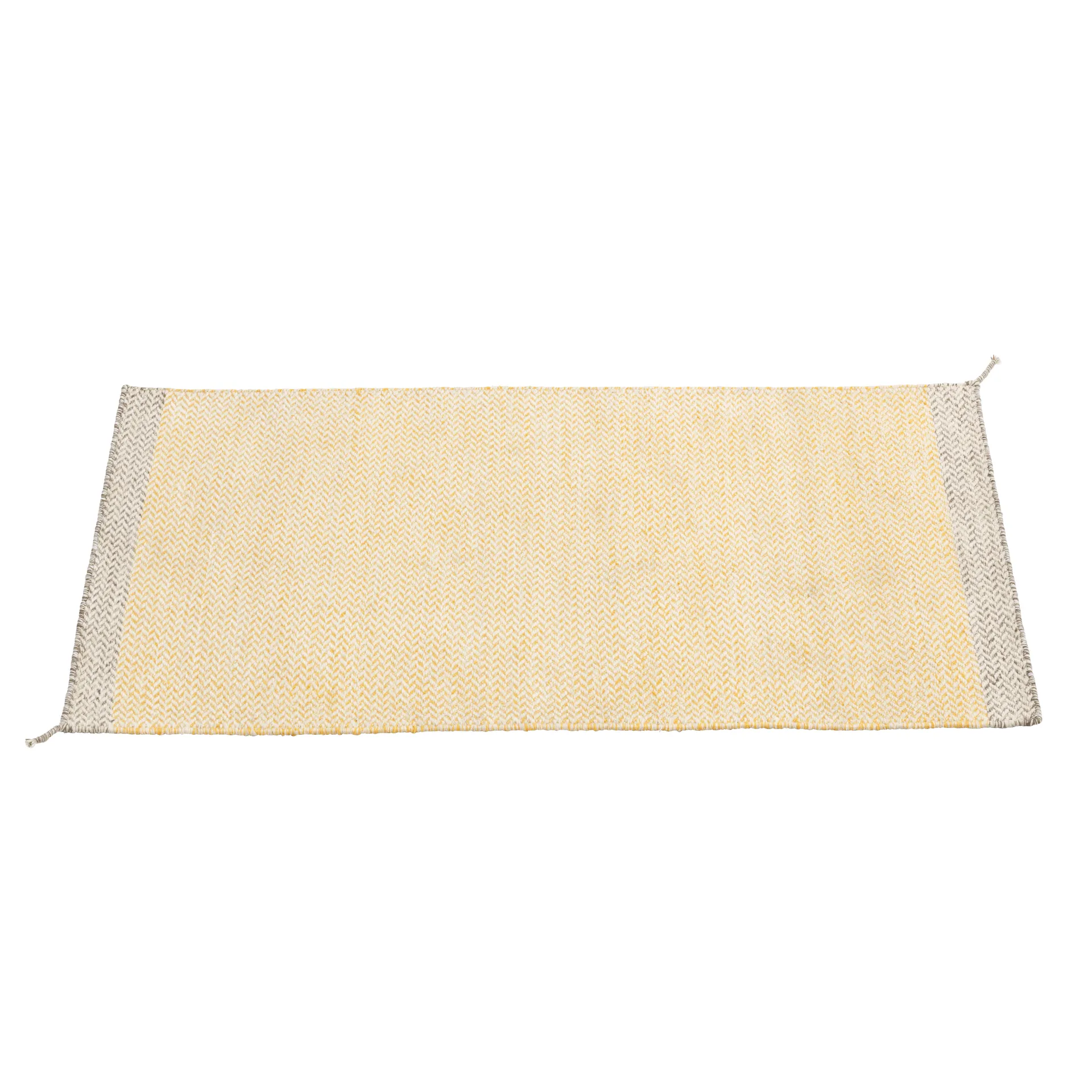 Tapis en laine Ply 85x140 cm, jaune Muuto