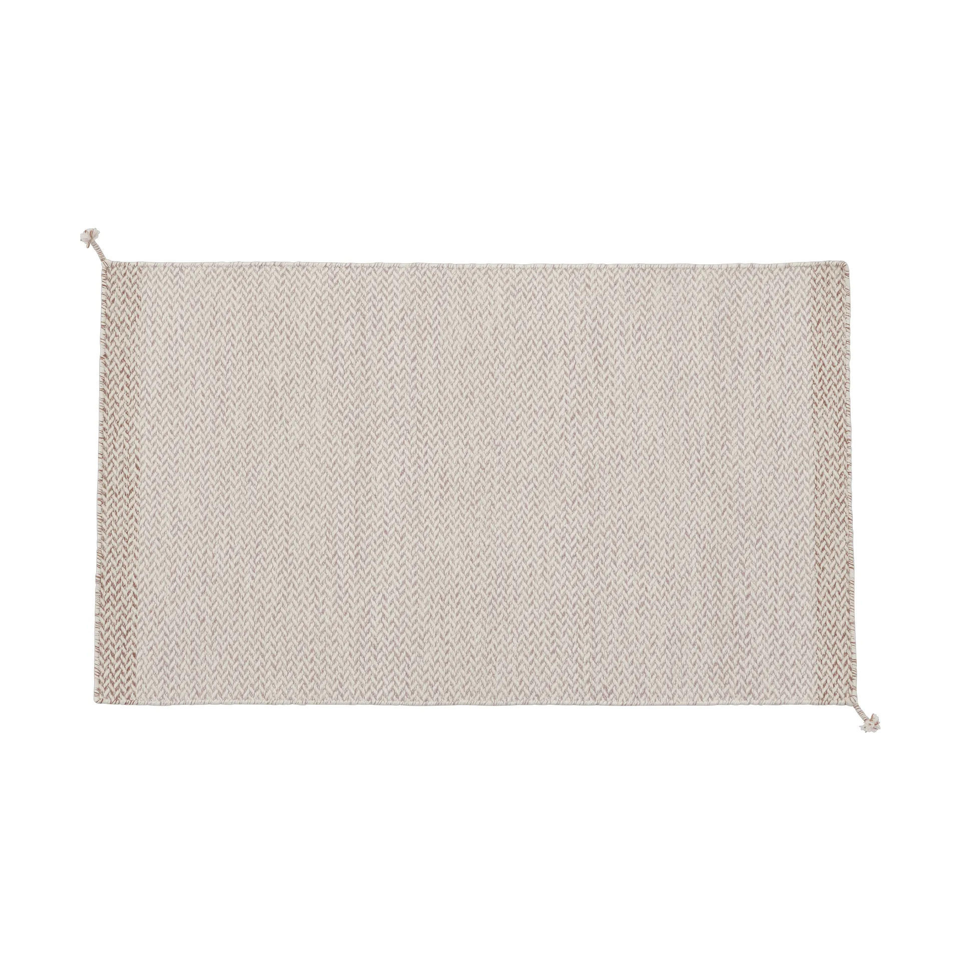 Tapis en laine Ply 85x140 cm, Light Rose Muuto
