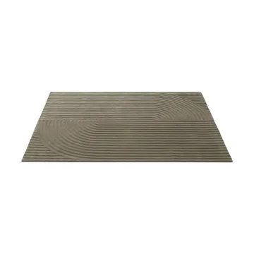 Tapis en laine Relevo Rug Quattro - Taupe, 170x240 cm - Muuto