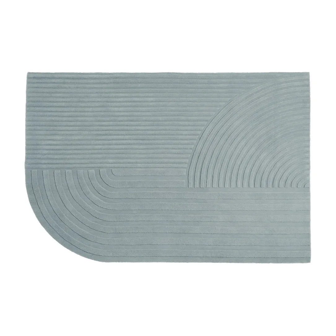 Tapis Relevo 170x240 cm, Vert sauge Muuto