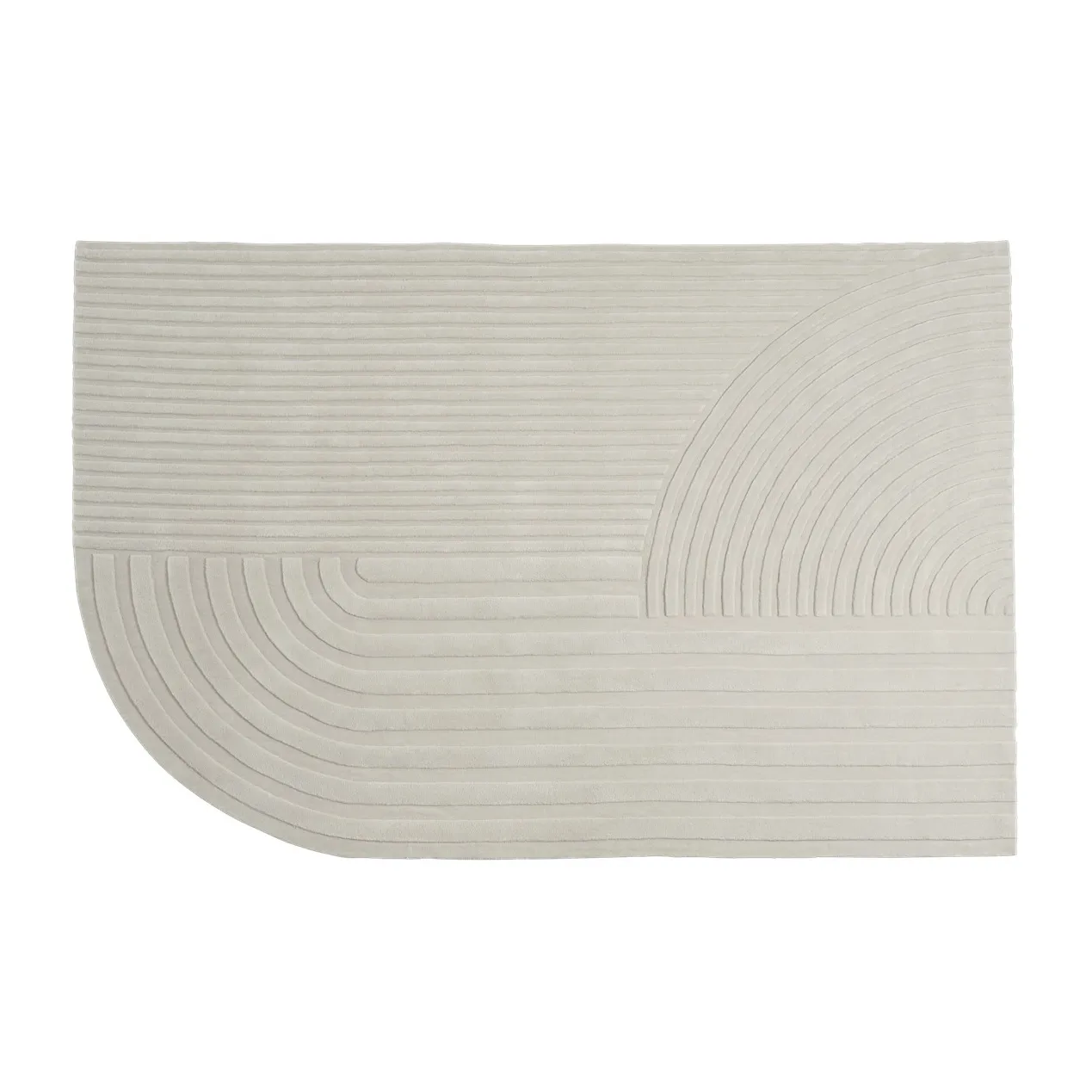 Tapis Relevo 200x300 cm, Blanc cassé Muuto
