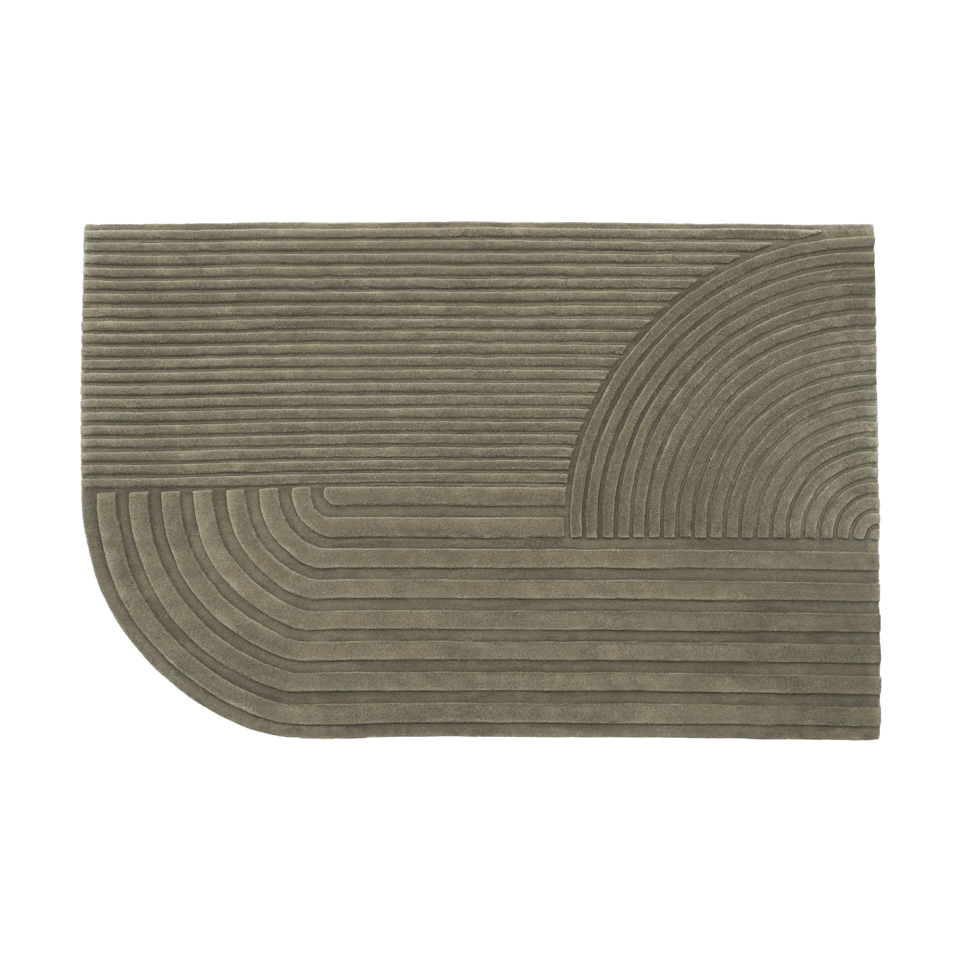 Tapis Relevo 200x300 cm, Taupe Muuto