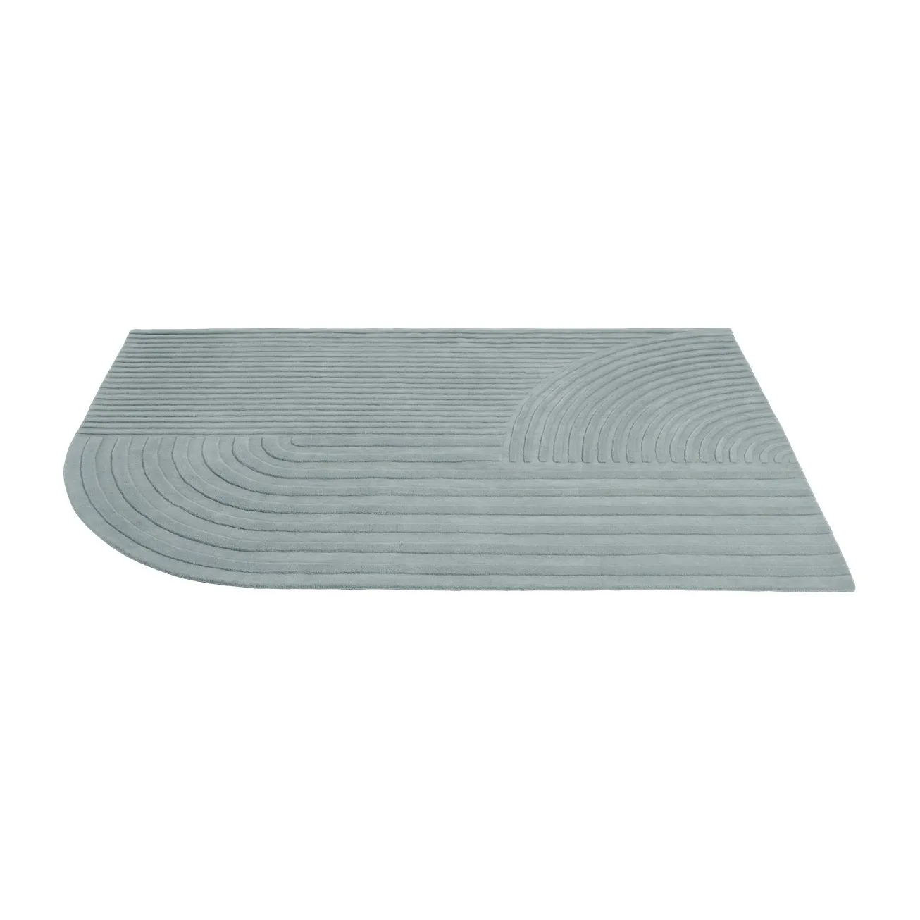 Tapis Relevo 200x300 cm, Vert sauge Muuto