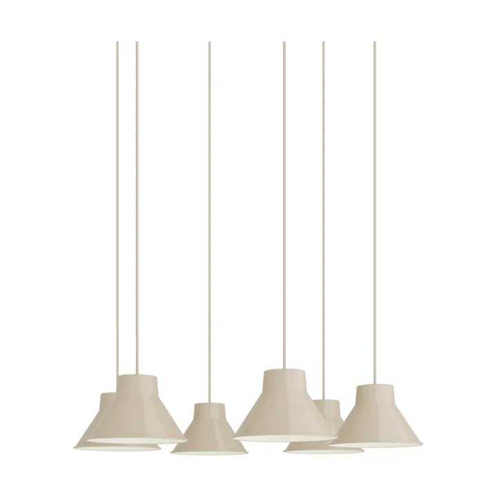Top Pendant Cluster 6 suspension - Sable, Ø21 cm - Muuto