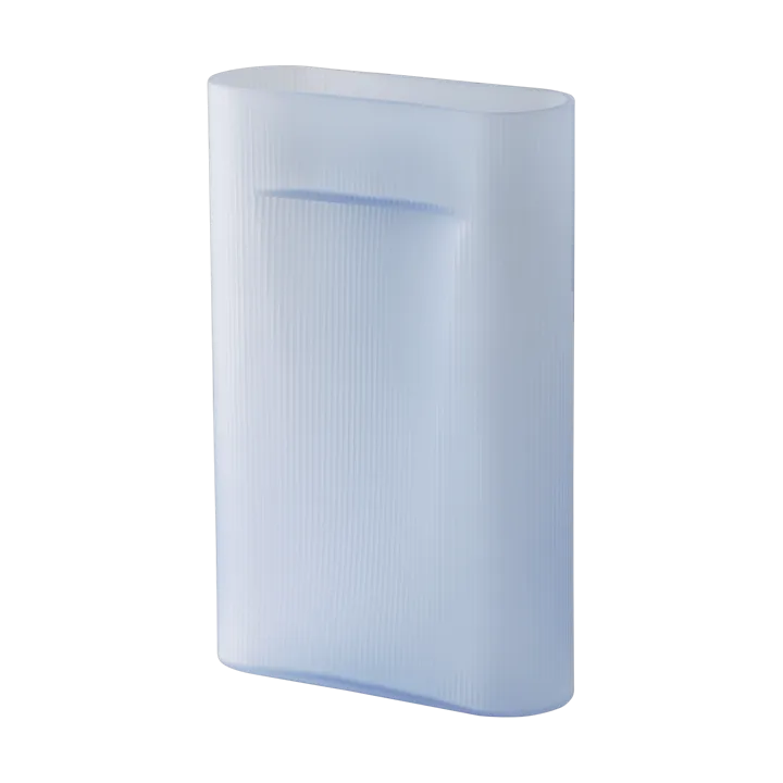 Vase en verre dépoli Ridge 48,5 cm - Light blue - Muuto