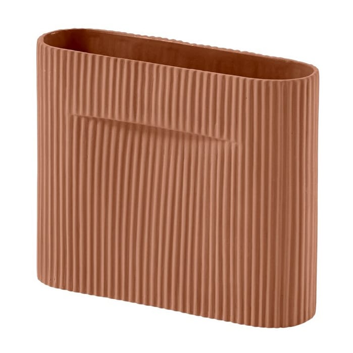 Vase Ridge 16,5 cm - Terracotta - Muuto