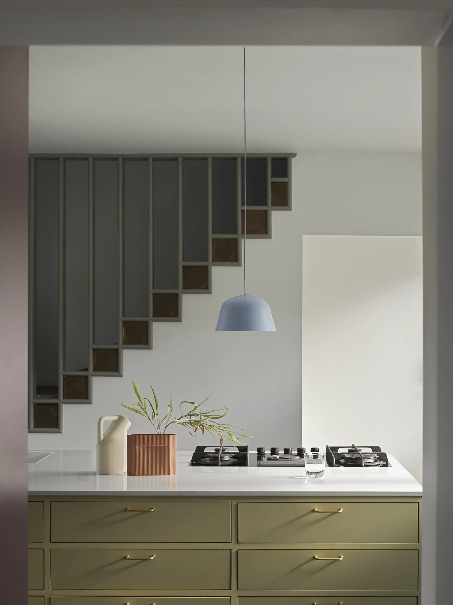 Vase Ridge 16,5 cm, Terracotta Muuto