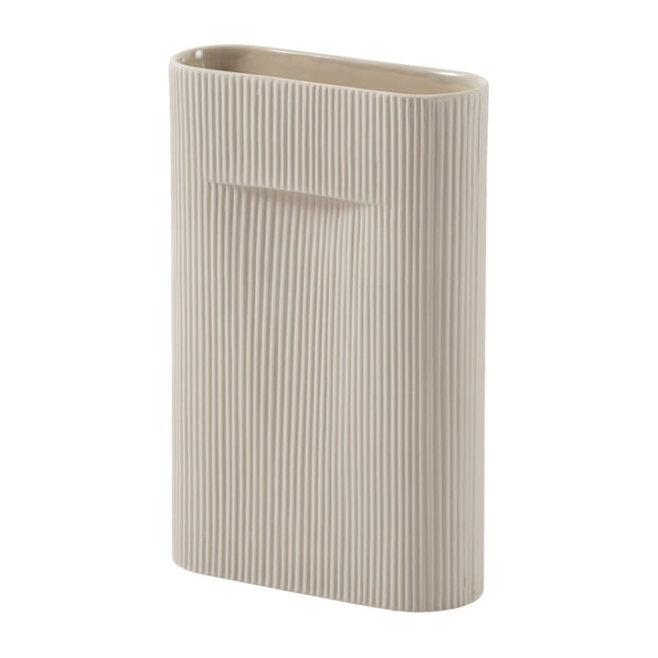 Vase Ridge 35cm - Beige - Muuto