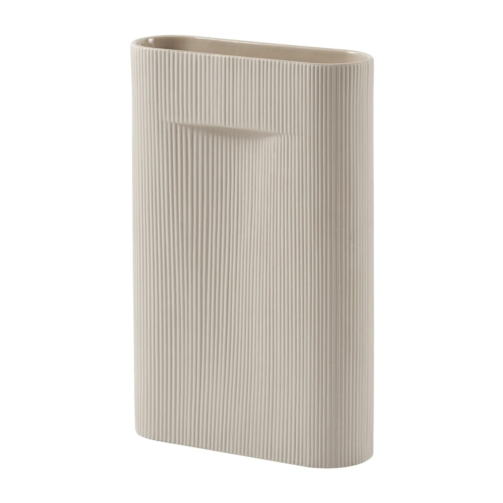 Vase Ridge 48,5cm, Beige Muuto