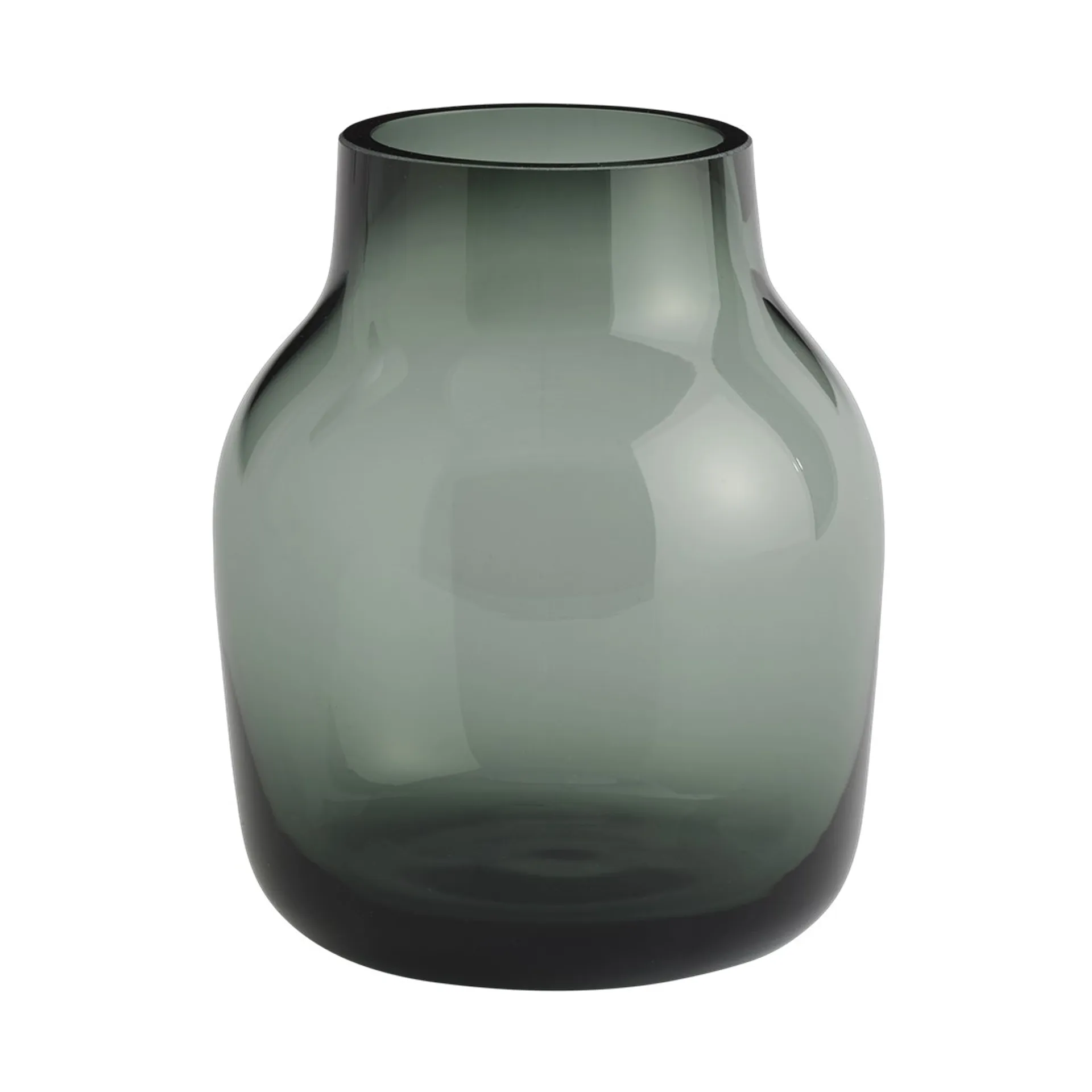 Vase Silent Ø11 cm, Dark Green Muuto
