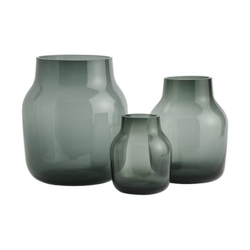 Vase Silent Ø11 cm - Dark Green - Muuto