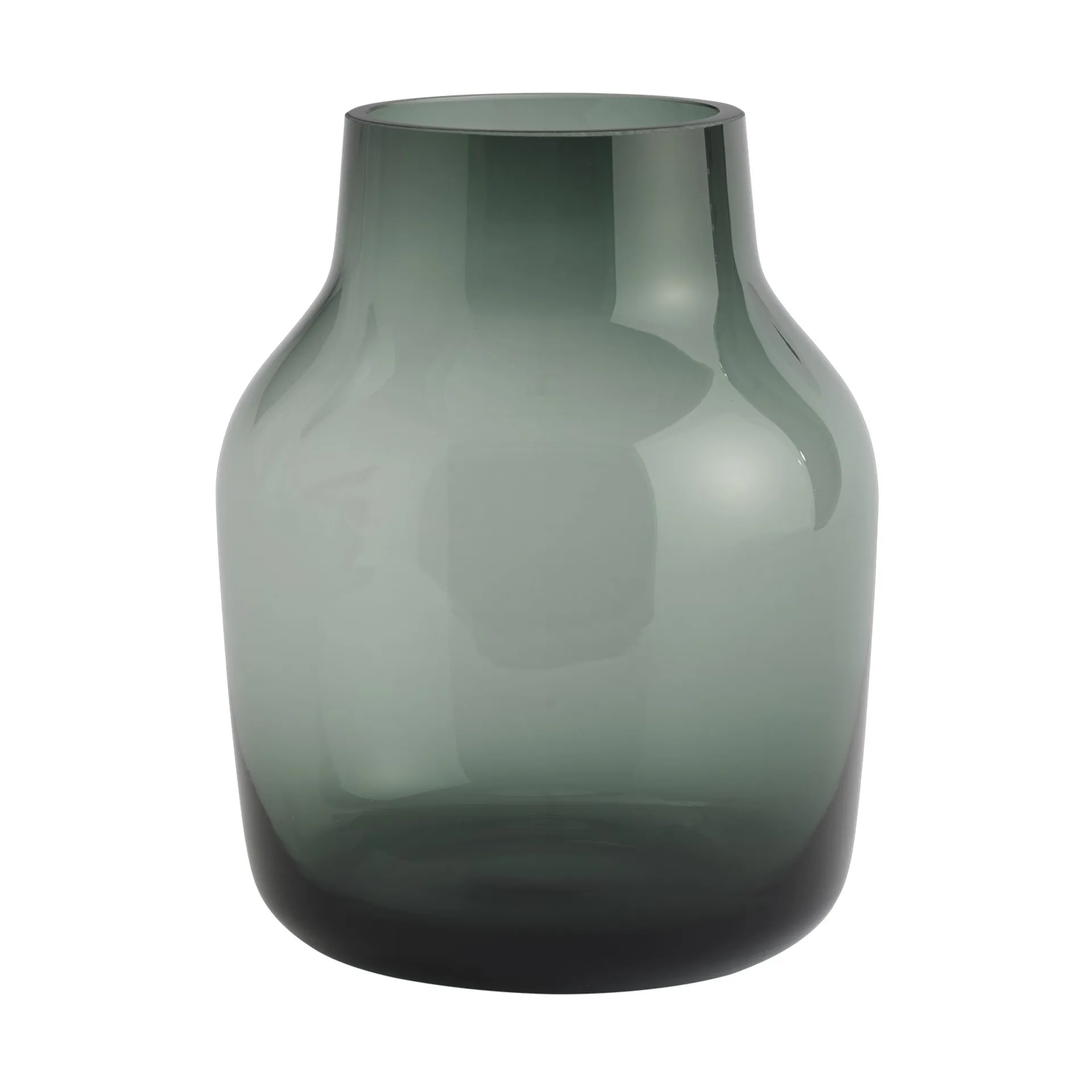 Vase Silent Ø15 cm, Dark Green Muuto