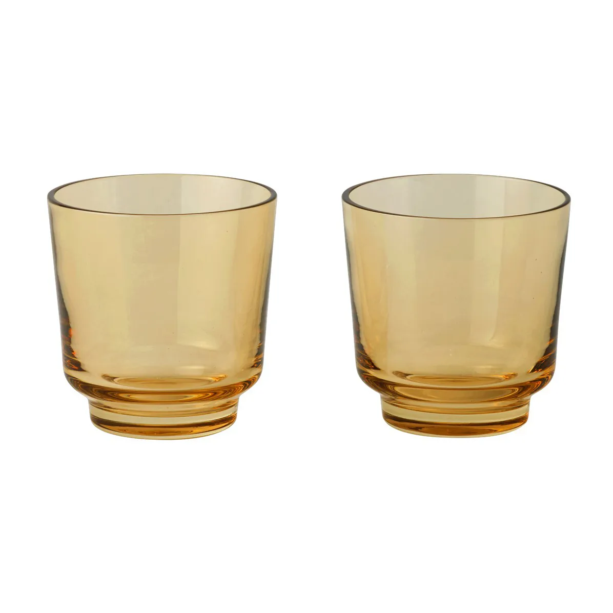 Verre Raise 20 cl, lot de 2, Orange brûlé Muuto