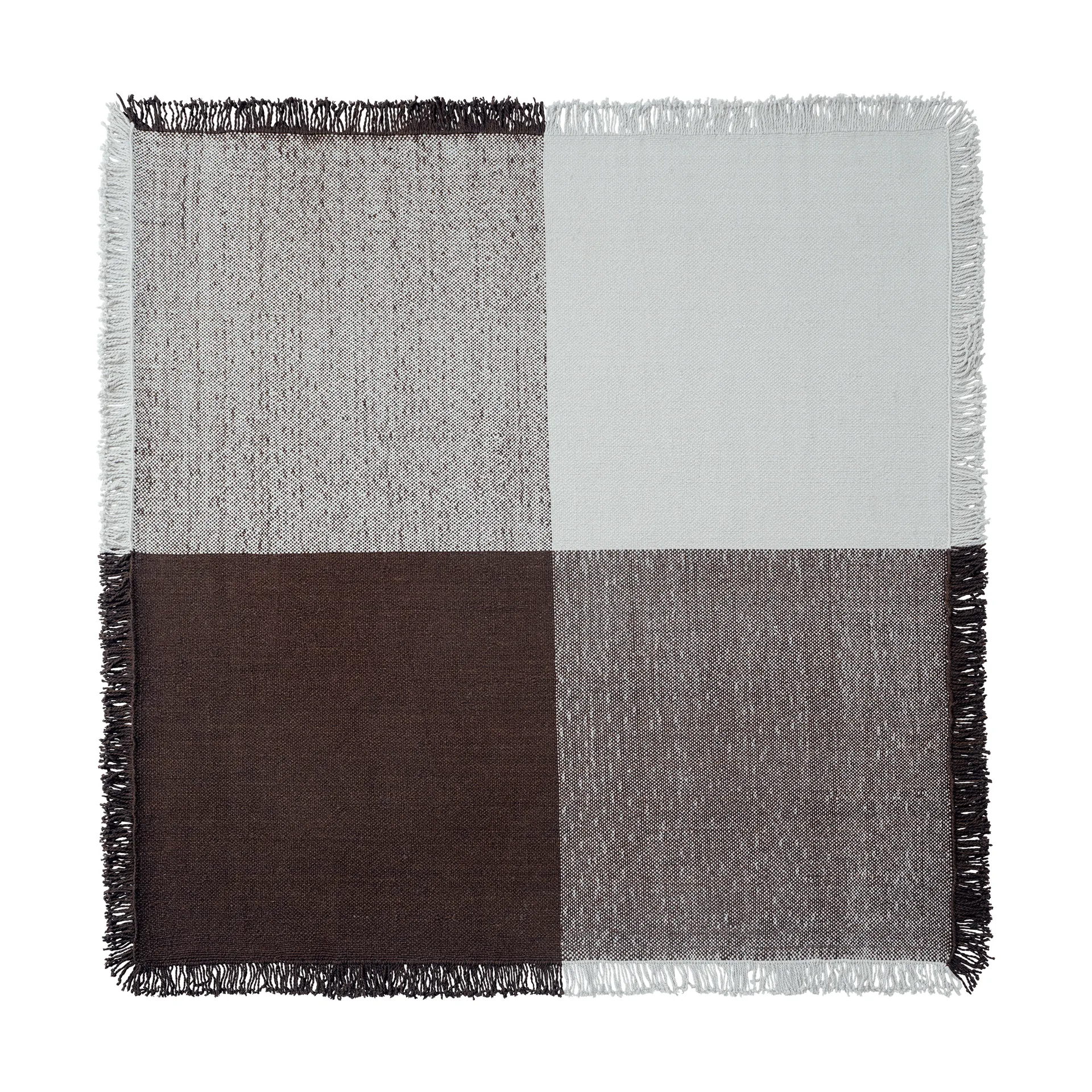 Muuto Verso tapis en laine Gris cool-brun foncé, cm