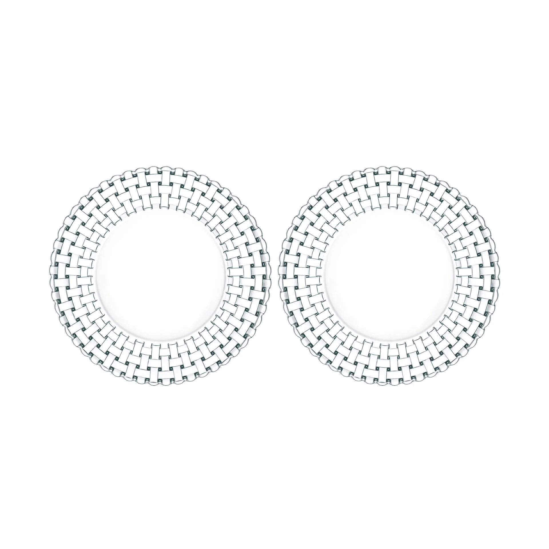 Assiette Bossa Nova 23 cm Lot de 2, Transparent Nachtmann