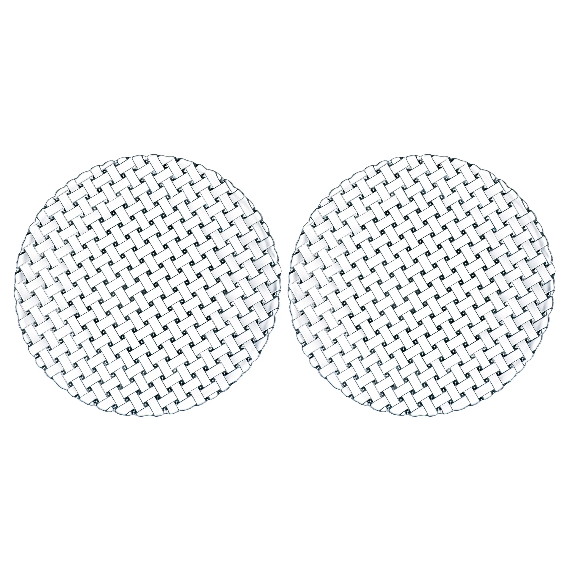 Assiette Bossa Nova 32 cm Lot de 2, Transparent Nachtmann