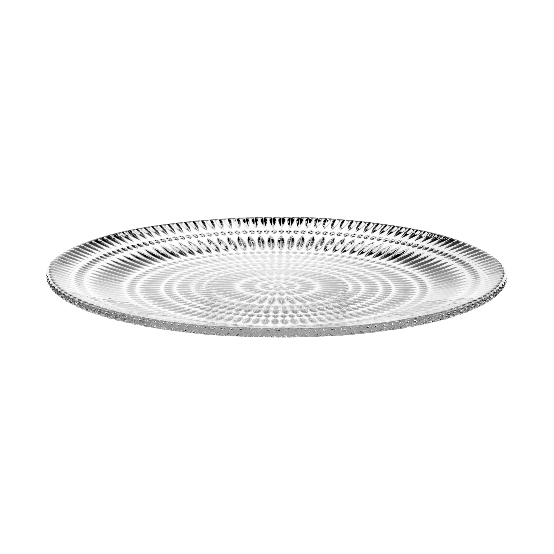 Assiette Ethno, Lot de 2 verre cristal, Ø32 cm Nachtmann