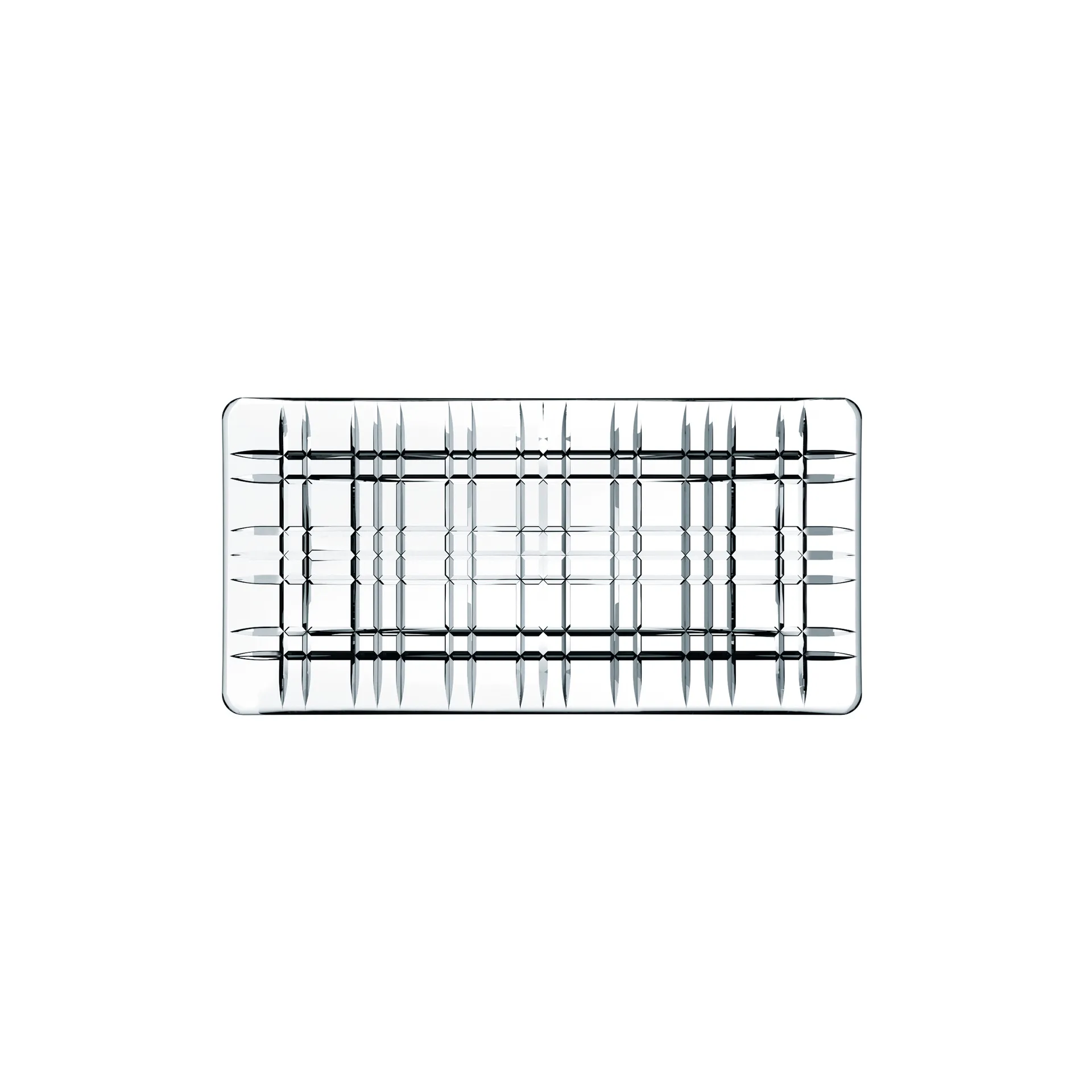 Assiette Square 14 x 28 cm, transparent Nachtmann