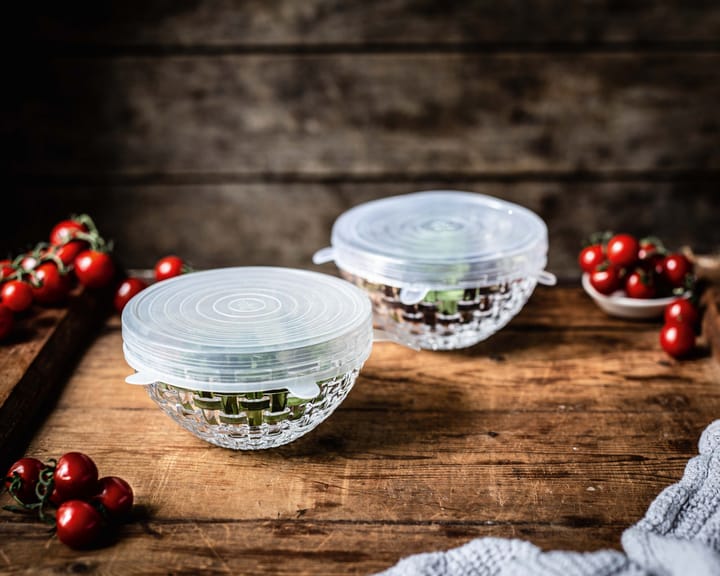 Bol avec couvercle en silicone Bossa Nova Ø15 cm Lot de 2, Transparent Nachtmann