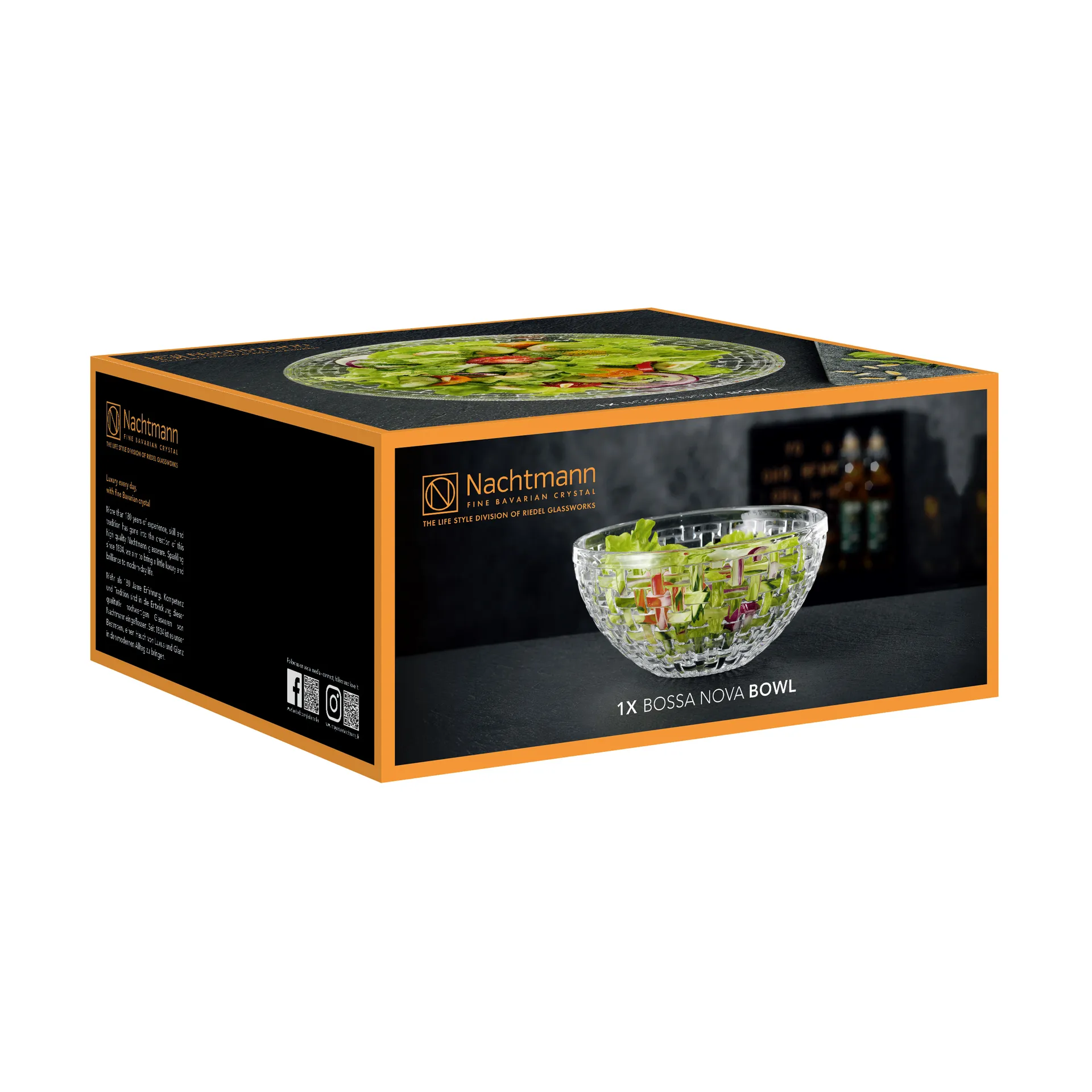 Bol Bossa Nova 23 cm, Transparent Nachtmann