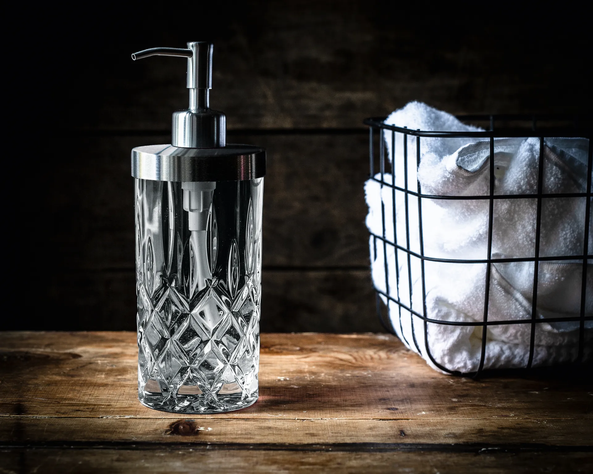 Distributeur de savon Noblesse XL 21,5 cm, Transparent Nachtmann