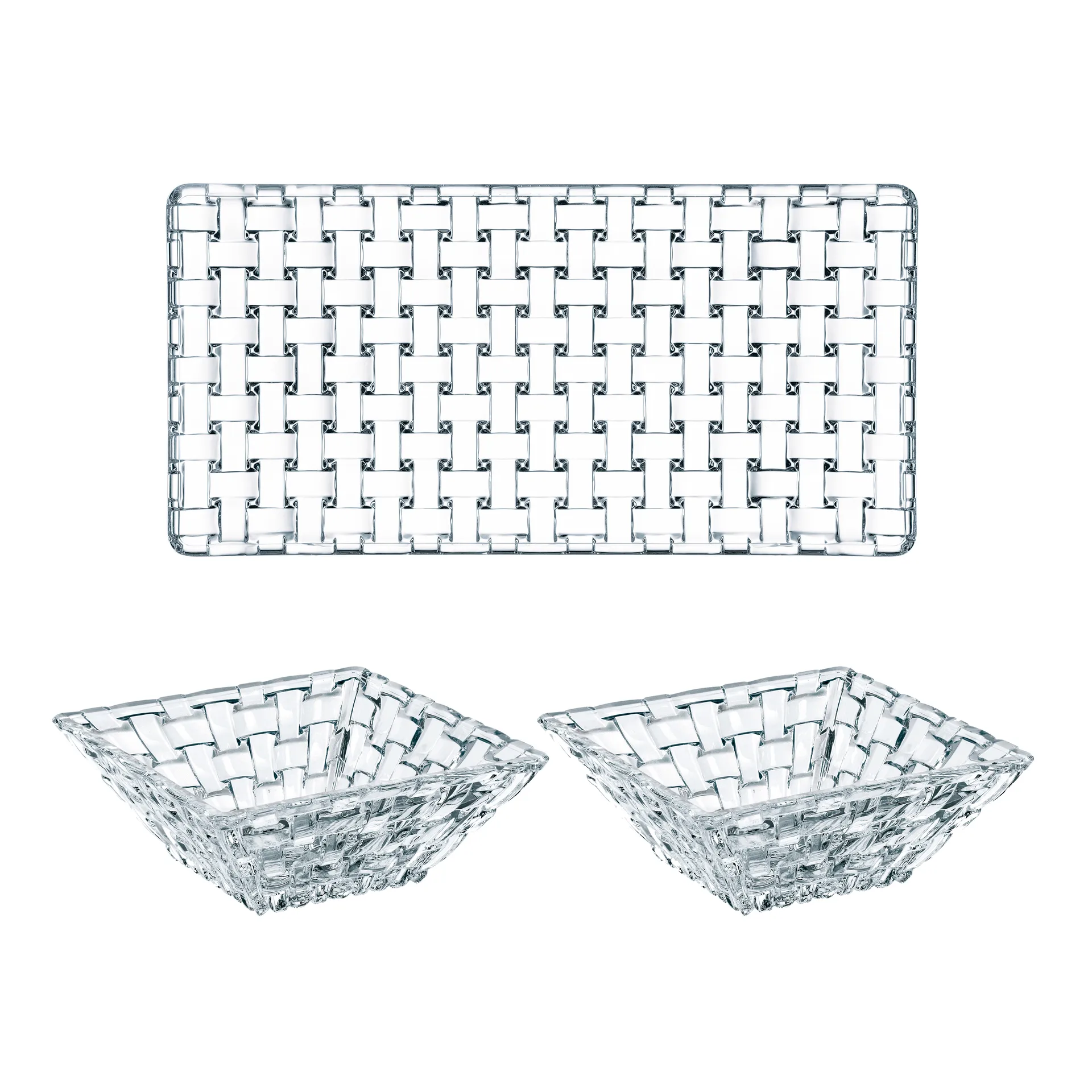 Ensemble à service Bossa Nova 3 Pièces, Transparent Nachtmann