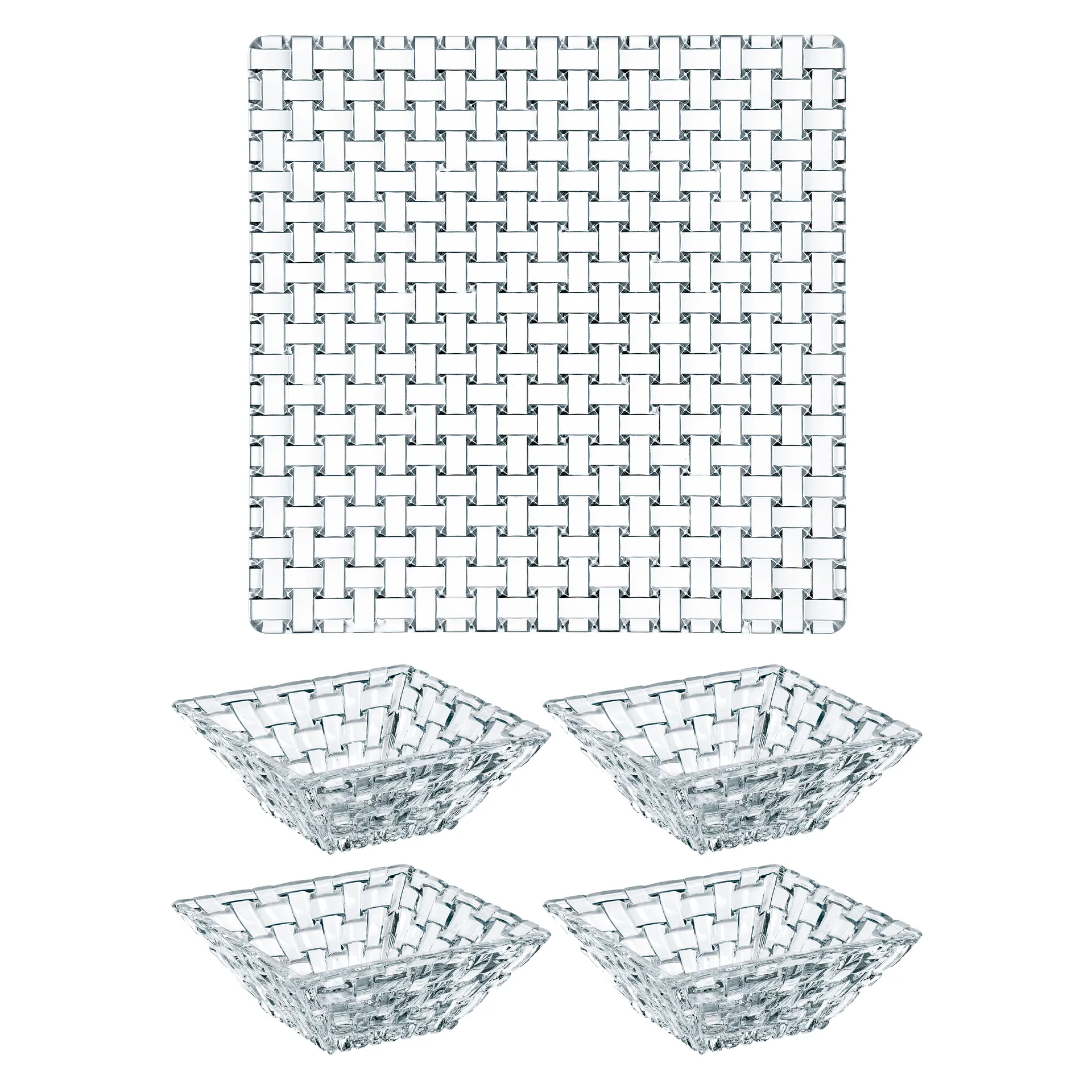 Ensemble à service Bossa Nova 5 Pièces, Transparent Nachtmann