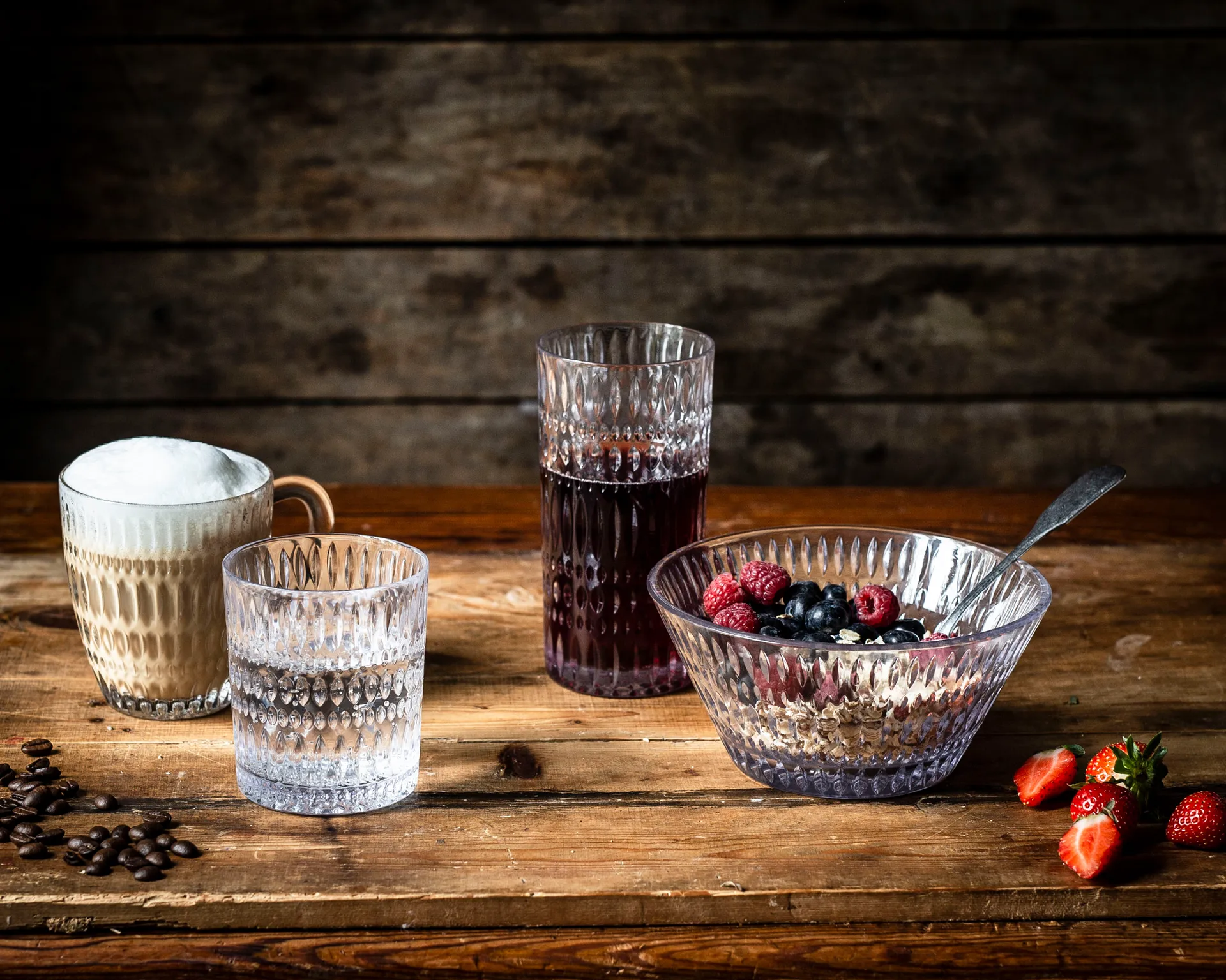 Ethno Tasse 39,2 cl Lot de 2, Transparent Nachtmann