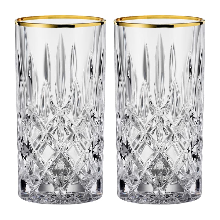 Noblesse Gold longdrinksVerre 37,5 cl Lot de 2 - Transparent - Nachtmann