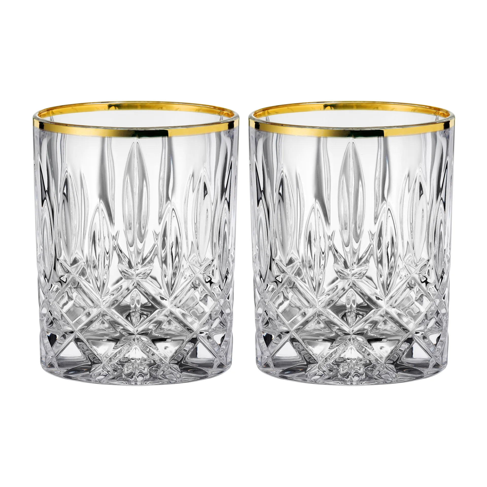 Noblesse Gold tumblerVerre 29,5 cl Lot de 2, Transparent Nachtmann