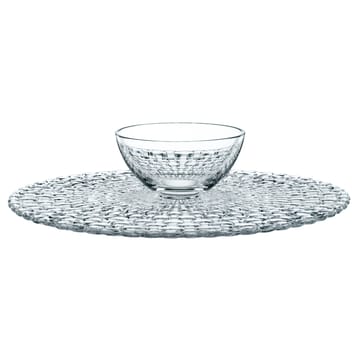 Plat à gâteau/chip and dip Bossa Nova - Transparent - Nachtmann