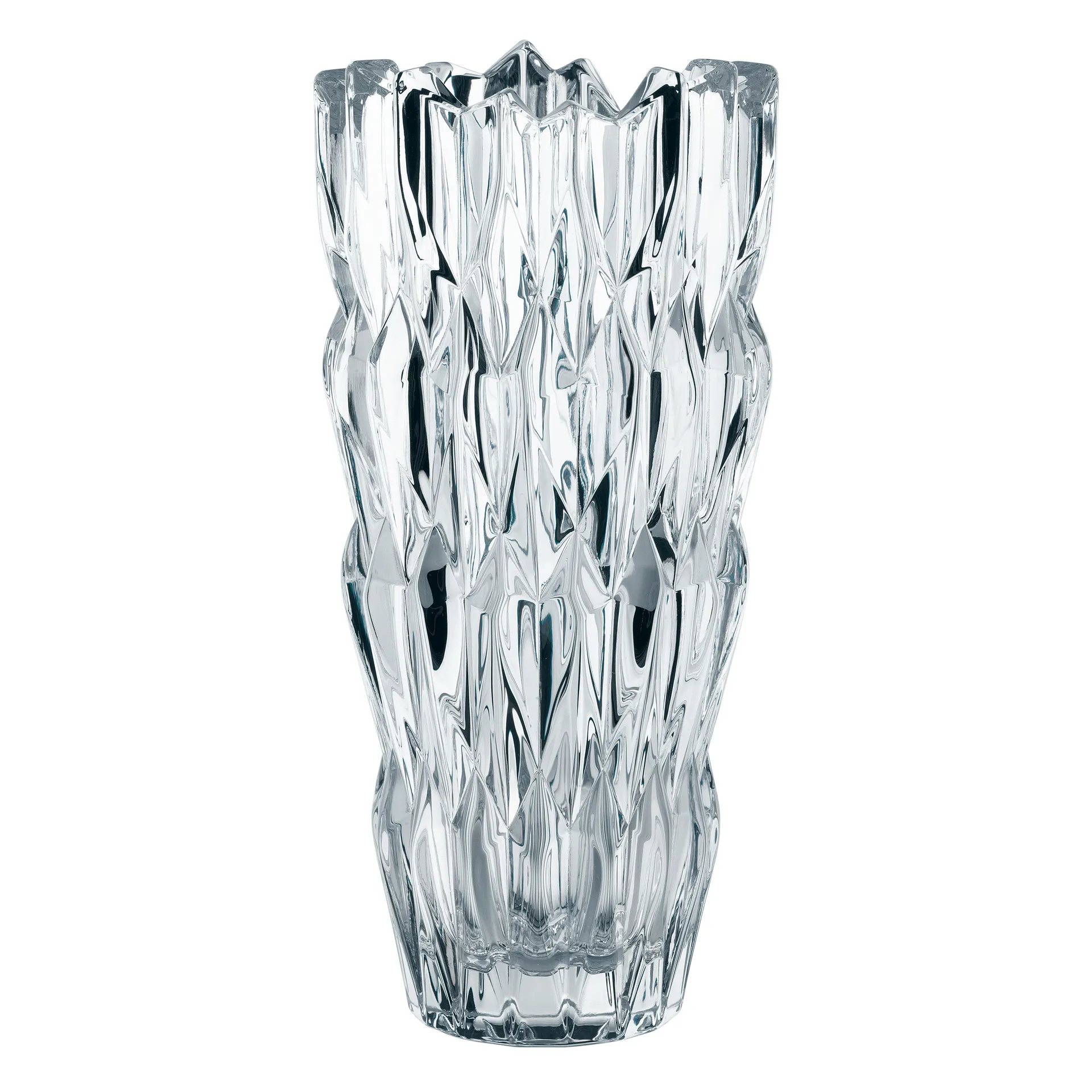 Vase Quartz 26 cm, Transparent Nachtmann