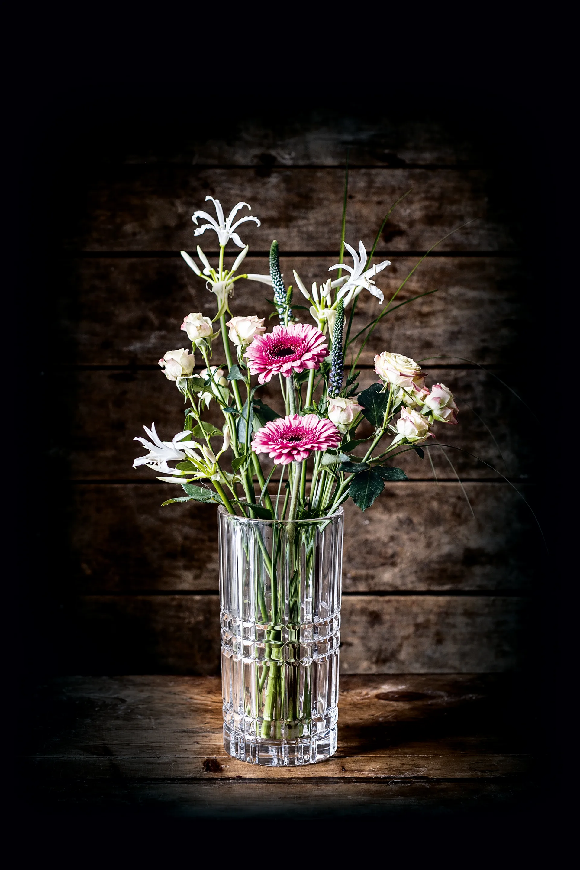 Vase Square, Verre en cristal, 23 cm Nachtmann