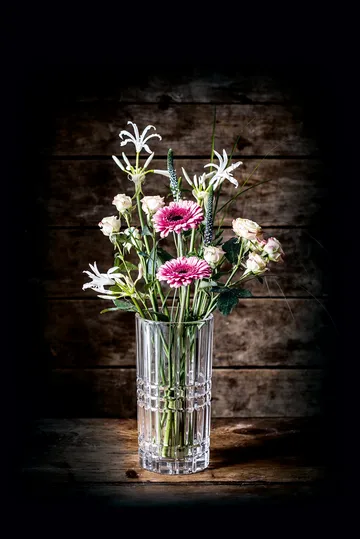 Vase Square - Verre en cristal, 23 cm - Nachtmann