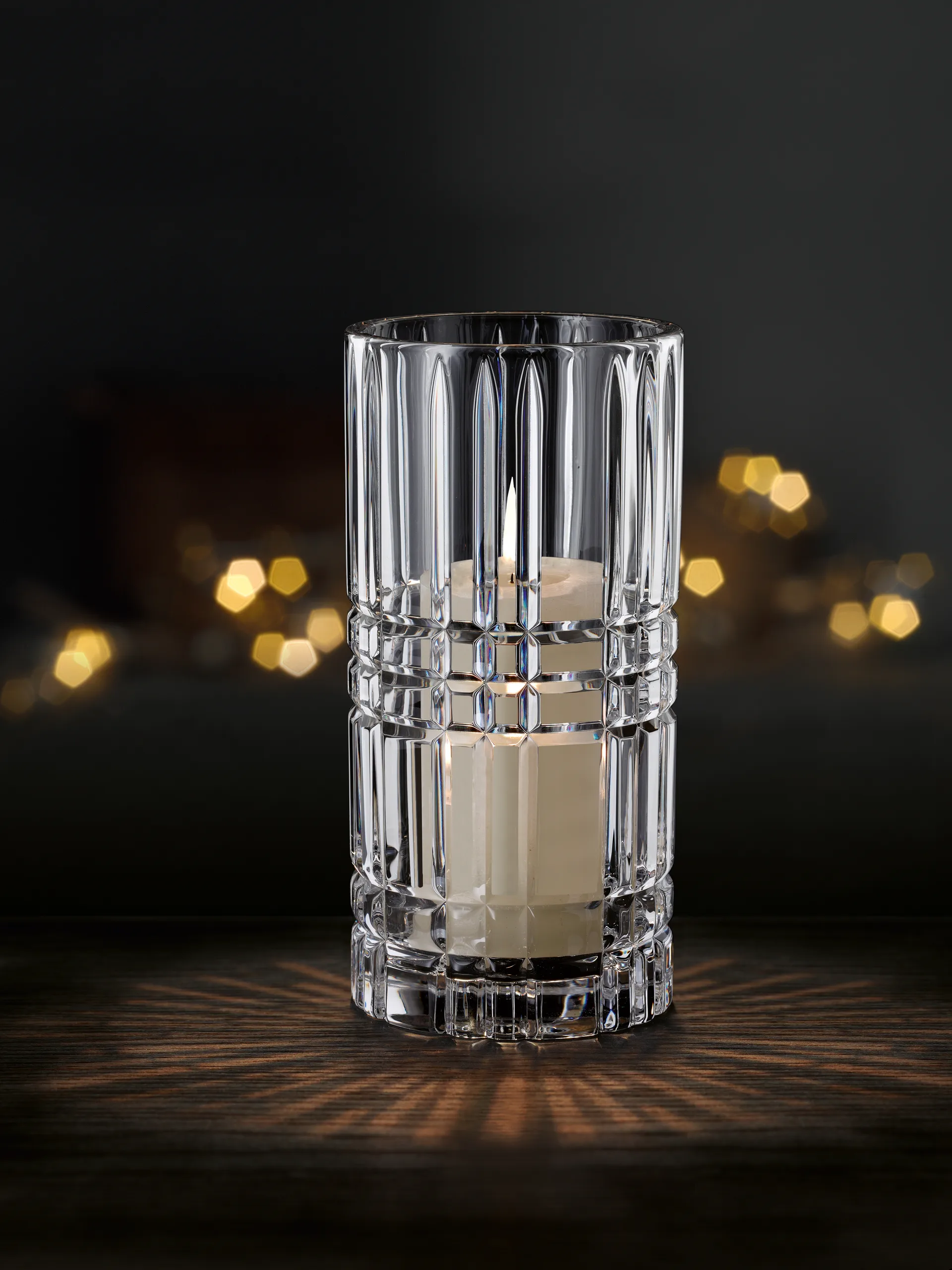 Vase Square, Verre en cristal, 23 cm Nachtmann