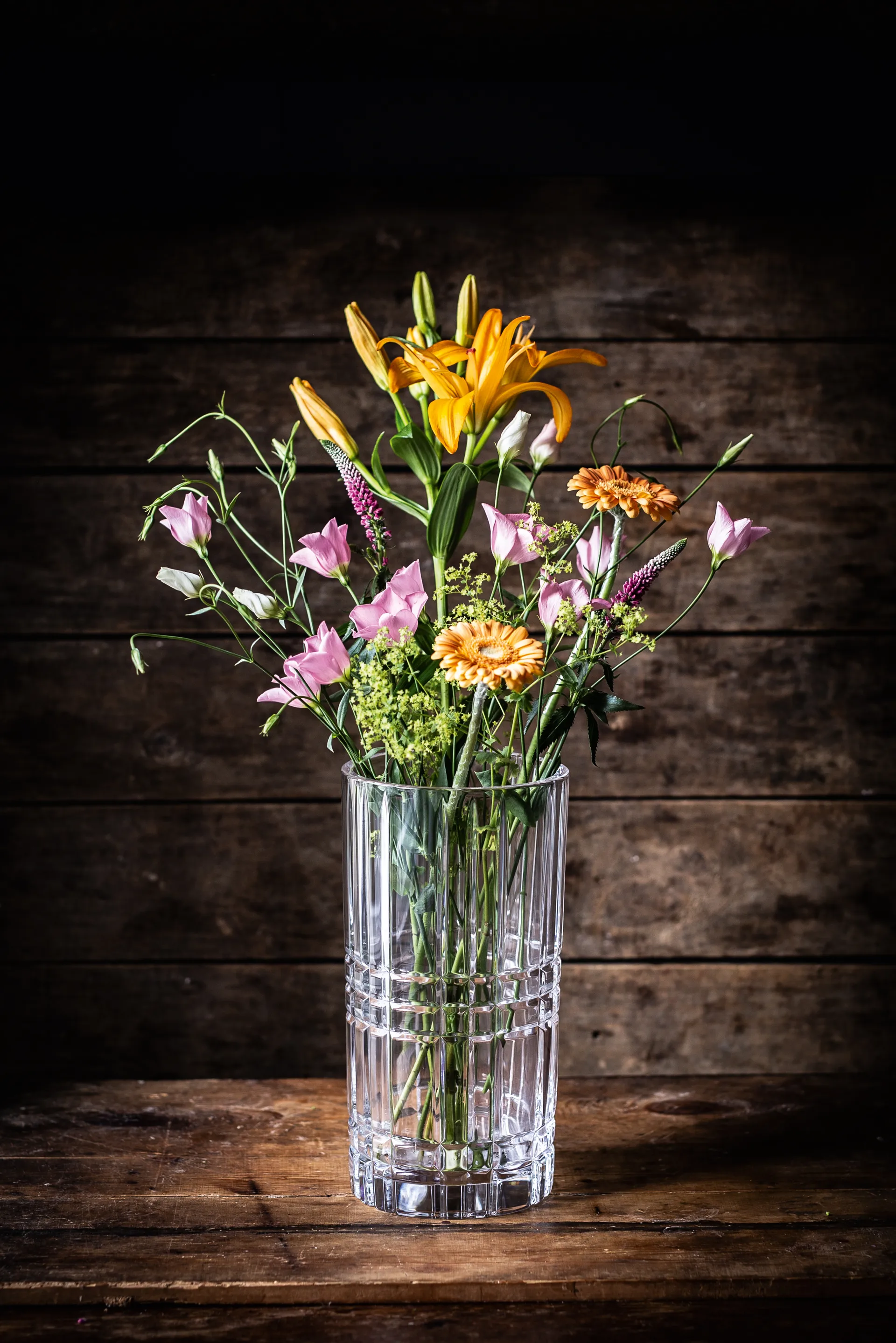 Vase Square, Verre en cristal, 28 cm Nachtmann