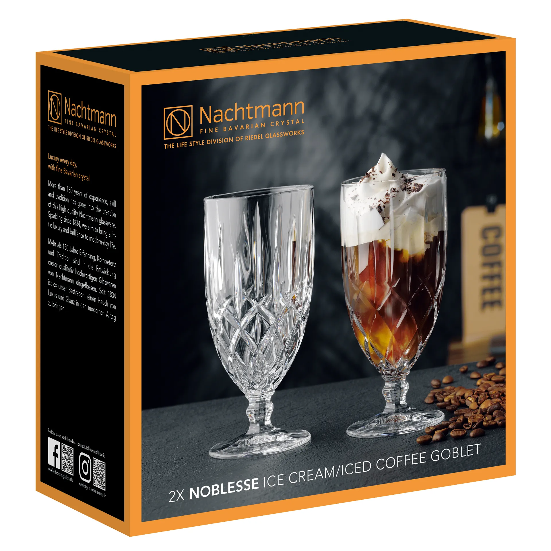 Verre à dessert Noblesse Lot de 2, Transparent Nachtmann