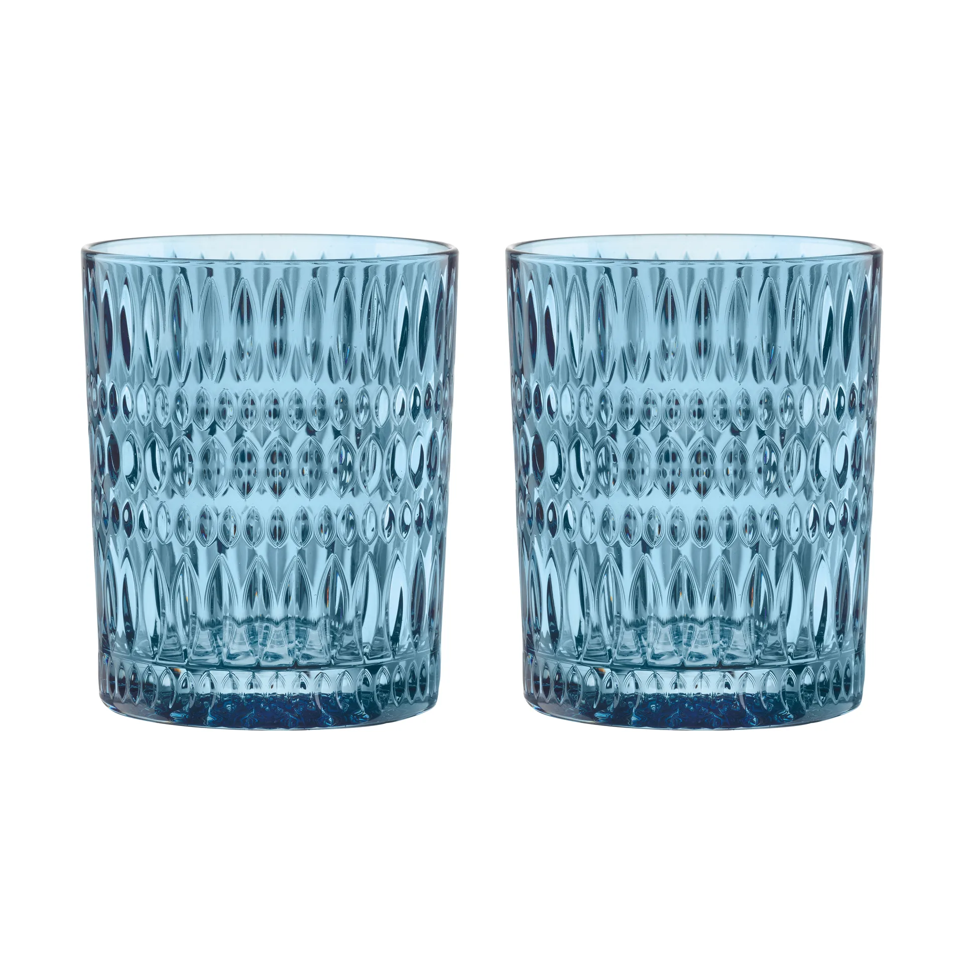 Verre Tumbler Ethno 30,4 cl lot de 2, Vintage blue Nachtmann