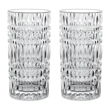 Verres Ethno Barista Latte 43,4 cl lot de 2 - Clear - Nachtmann