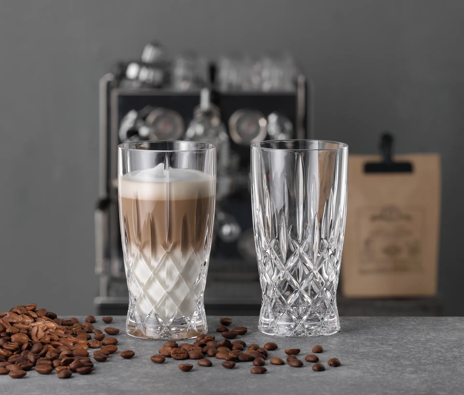 Verres Noblesse Barista Latte 35 cl lot de 2, Clear Nachtmann