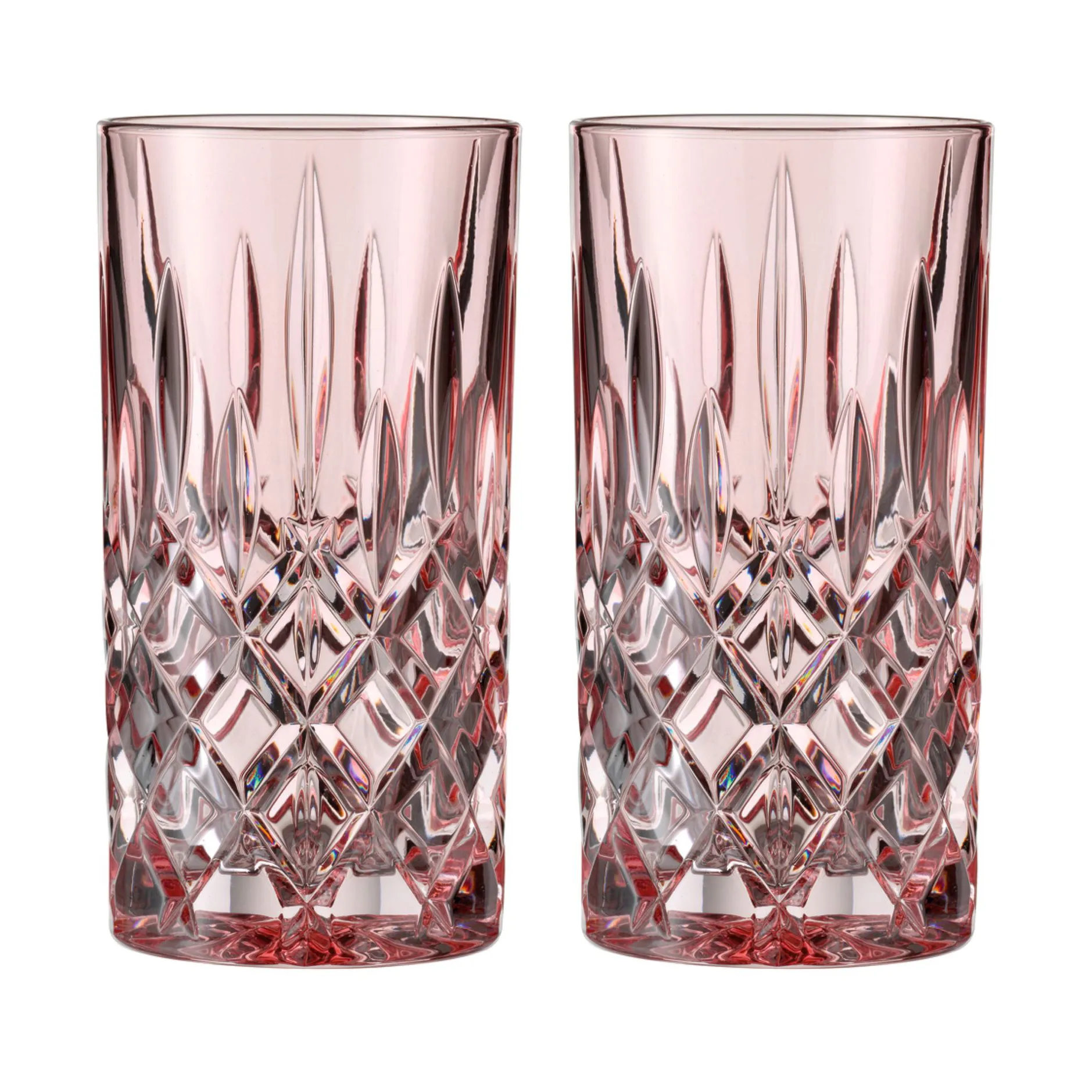 Verres Noblesse Longdrink 39,5 cl lot de 2, Rosé Nachtmann