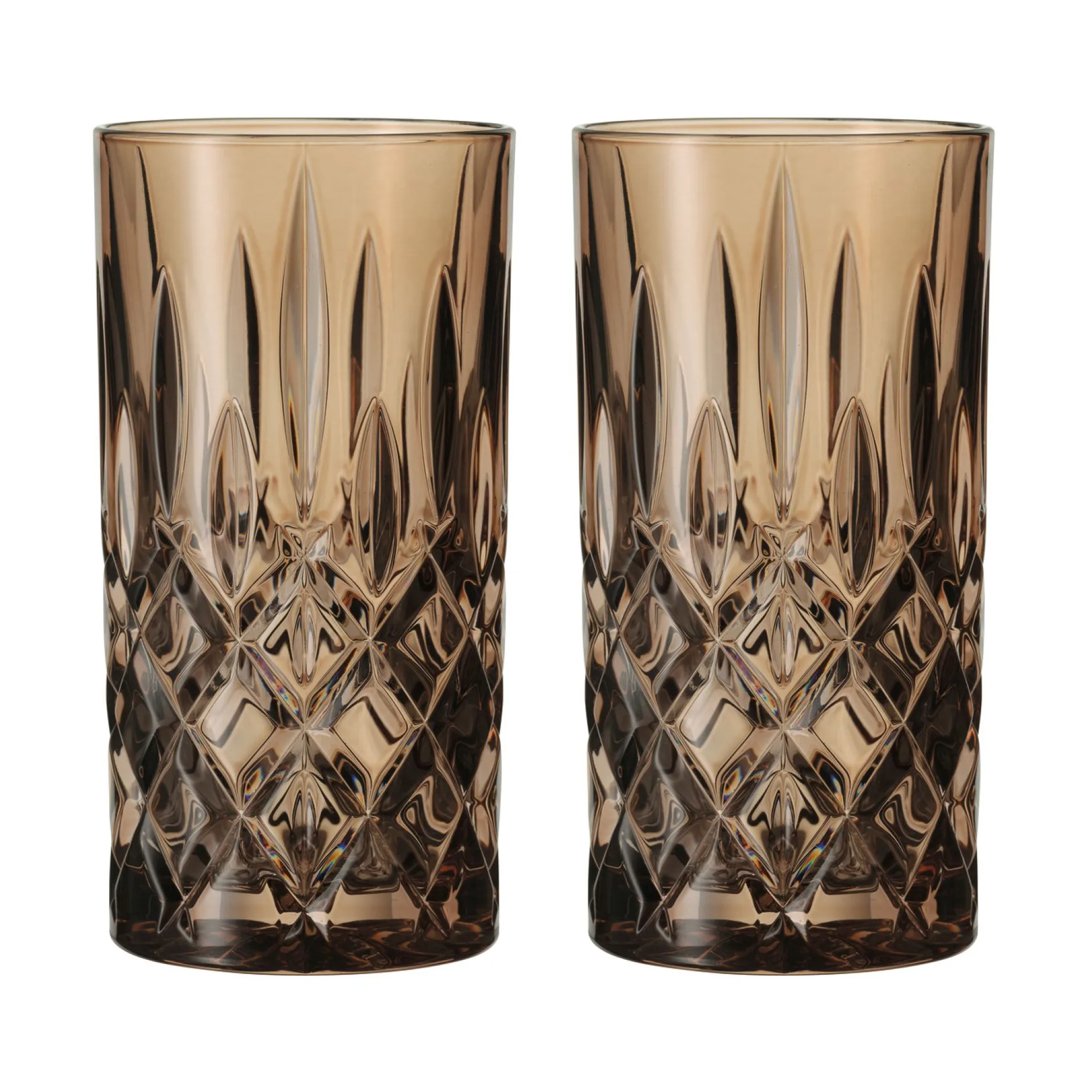 Verres Noblesse Longdrink 39,5 cl lot de 2, Tabac Nachtmann