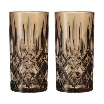 Verres Noblesse Longdrink 39,5 cl lot de 2 - Tabac - Nachtmann