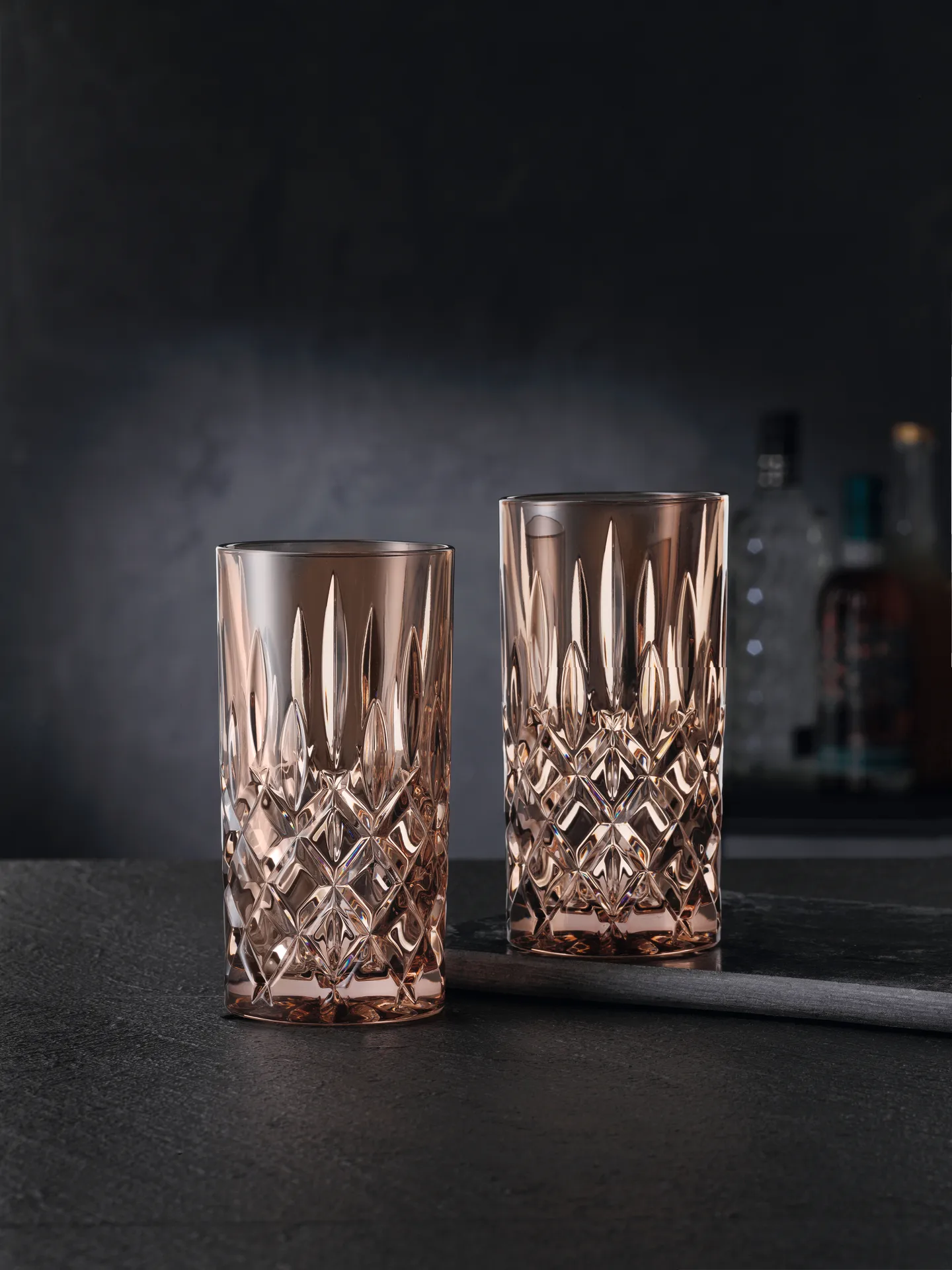 Verres Noblesse Longdrink 39,5 cl lot de 2, Tabac Nachtmann