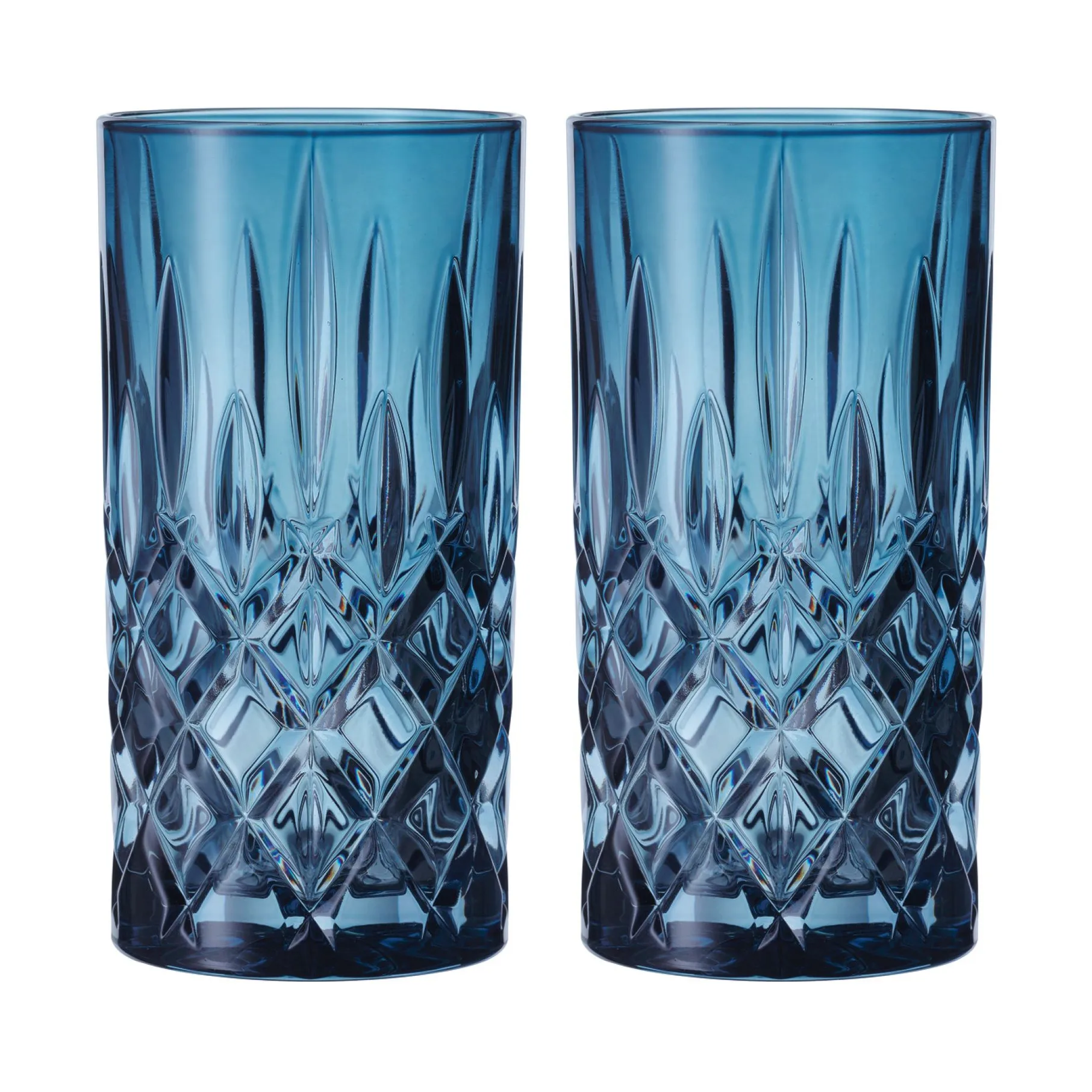 Verres Noblesse Longdrink 39,5 cl lot de 2, Vintage blue Nachtmann